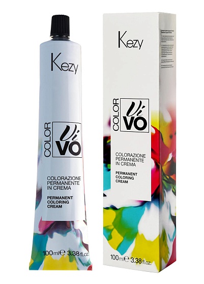 Kezy Vivo, 6/01, темный блондин натуральный пепельный, крем-краска, 100 мл.