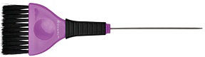 DEWAL Кисть для окрашивания со спицей, черная с фиолетовым, широкая 50 мм.