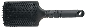 DEWAL Щетка "лопата" с пластмассовыми зубцами, черная