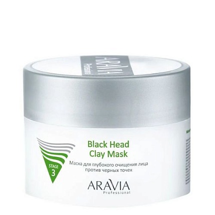 ARAVIA Professional, Маска для глубокого очищения лица против черных точек,150 мл.