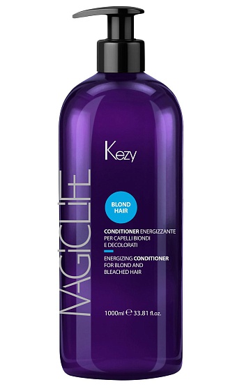 Kezy Blond Hair, кондиционер укрепляющий для светлых и обесцвеченных волос 1000 мл.