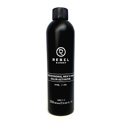 REBEL, Активатор для профессиональной мужской краски для волос REBEL BARBER 5VOL, 250 мл.