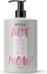 Indola ACT NOW, кондиционер для окрашенных волос 1000 мл.