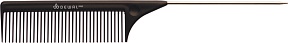DEWAL Расческа "MAGNESIUM" с металлическим хвостиком, черная 21,9 см.