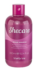 Inebrya Shecare, Шампунь для волос востанавливающий без сульфатов, 300 мл. NEW