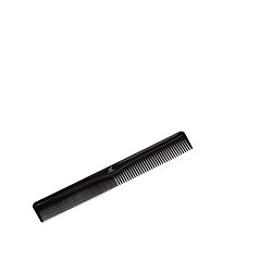 TNL, расческа для стрижки комбинированная узкая 190 мм.,черная
