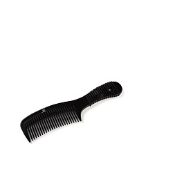 TNL, расческа для волос с рифленой ручкой  192 мм.,черная
