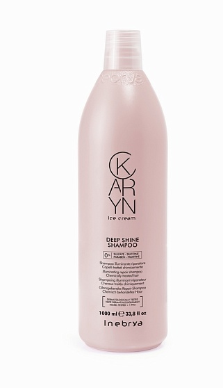 Inebrya Karyn, Шампунь для волос восстанавливающий после химического стресса без сульфатов, 1000 мл.