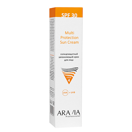 ARAVIA Professional, Крем для лица солнцезащитный увлажняющий SPF 30 100 мл.