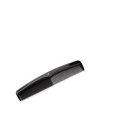 TNL, расческа для стрижки комбинированная 180 мм.,черная