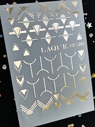 Laque stikers Слайдер-дизайн F-26# (золото)