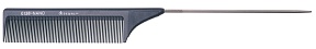 DEWAL Расческа "NANO" с металлическим хвостиком 21 см.