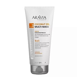 ARAVIA Professional, маска мультиактивная 5 в 1 для регенирации ослабленных волос 200 мл.