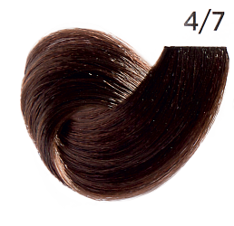 Inebrya Color, 4/7, каштан коричневый (кофе), крем-краска, 100 мл.