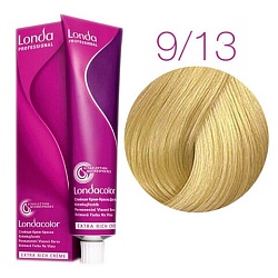 LondaColor, 9/13, очень светлый блонд пепельно-золотистый, крем-краска 60 мл.                       