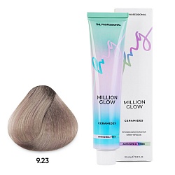 TNL Million Glow Ammonia free, 9/23, очень светлый блонд перламутр золотистый, крем-краска, 100 мл.