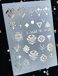 Laque stikers Слайдер-дизайн F-25# (золото)