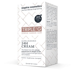 Inspira, TRIPLE-G Glow & Radiance 24h Cream, Крем ревитализирующий 24-часовой для сияния кожи, 50 мл