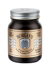 MORGANS, Помада для укладки Morgans Pomade Oudh&Amber сильная фиксация/сильный блеск 100 г.