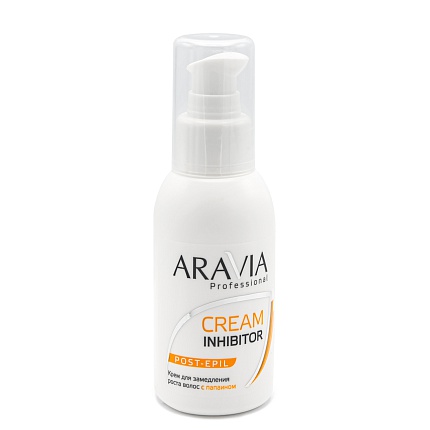 ARAVIA Professional, Крем для замедления роста волос с папаином,100 мл.