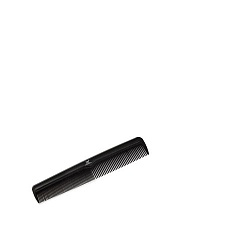 TNL, расческа для стрижки комбинированная зауженная 147 мм.,черная