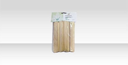 Шпатели Italwax  деревянные "норма" для нанесения воска (100шт)