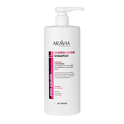 ARAVIA Professional, Шампунь с кератином для защиты структуры окрашенных волос  1000 мл.