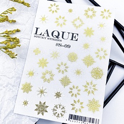Laque stikers Слайдер дизайн S-09 WHITE&GOLD