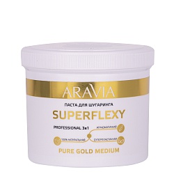 ARAVIA Professional, Паста для шугаринга SUPERFLEXY Pure Gold, 750 гр.
