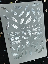 Laque stikers Слайдер-дизайн F-28# (серебро)
