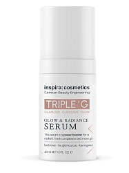 Inspira, TRIPLE-G Glow & Radiance Serum, Концентрат ревитализирующий для сияния кожи, 30 мл.