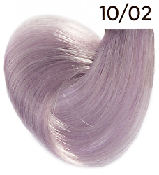 Inebrya Color, 10/02, светлый платиновый блондин фиолетовый пастельный, крем-краска, 100 мл.