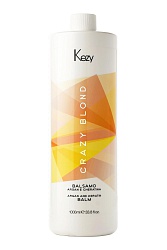 Kezy Crazy Blond, бальзам  деликатный для поврежденных волос 1000 мл.