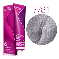 LondaColor, 7/61, блонд фиолетово-пепельный, крем-краска 60 мл.                                     