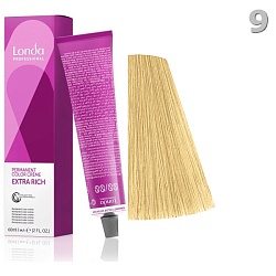 LondaColor, 9, очень светлый блонд натуральный, крем-краска 60 мл.                                 