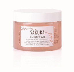 Inebrya Sakura, Маска для волос и кожи регенирирующая увлажняющая, 250 мл.