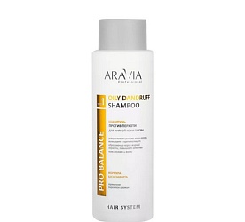 ARAVIA Professional, Шампунь против перхоти для жирной кожи головы  400 мл.