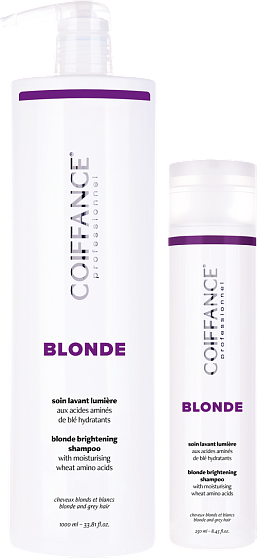 Coiffance Blonde, Шампунь для светлых, обесцвеченных и седых волос  250 мл.