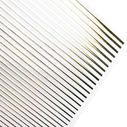 Laque stikers Наклейки 3D металлические полосы Gold
