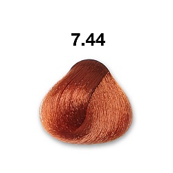 Kezy Vivo, 7/44, блондин медный интенсивный, крем-краска безаммиачная, 100 мл.