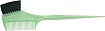 DEWAL Кисть для окрашивания зеленая с расческой, узкая 55 мм.