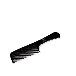 TNL, расческа для волос широкая с ручкой 47х220 мм.,черная