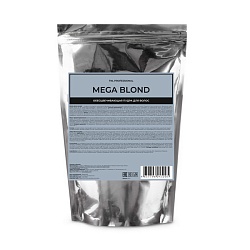 TNL Professional, Пудра обесцвечивающая для волос Mega Blond 9+, белая, 500 гр.