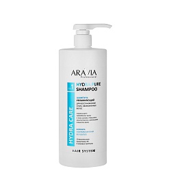 ARAVIA Professional, Шампунь увлажняющий для восстановления сухих, обезвоженных волос 1000 мл.