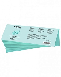 Kapous Полоски для депиляции бирюзовый 7*20 см.100 шт./уп