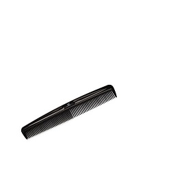 TNL, расческа для стрижки комбинированная зауженная 182 мм.,черная
