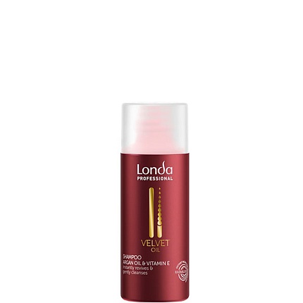 Londa Velvet Oil Шампунь для волос с аргановым маслом, 50 мл.
