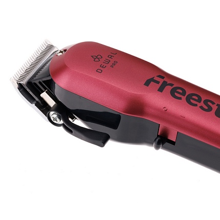 DEWAL Машинка для стрижки "FREESTYLE" аккумулятор/сеть, 5500 об/мин, красная