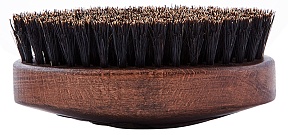DEWAL Щетка "Barber Style" для укладки волос и бороды, натуральная щетина 9 рядов
