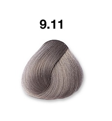 Kezy Vivo, 9/11, очень светлый блондин пепельный интенсивный, крем-краска безаммиачная, 100 мл.